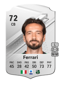 Gian Marco Ferrari Rare 72 OVR