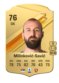 Vanja Milinković-Savić Rare 76 OVR