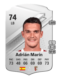 Adrián Marín Rare 74 OVR