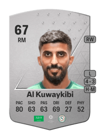 Mohammed Al Kuwaykibi Common 67 OVR