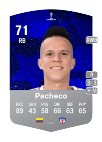 Walmer Pacheco CONMEBOL Sudamericana 71 OVR