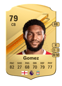 Joe Gomez Rare 79 OVR