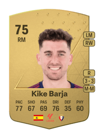 Kike Barja Common 75 OVR