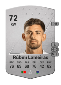 Rúben Lameiras Common 72 OVR