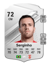 Serginho Rare 72 OVR