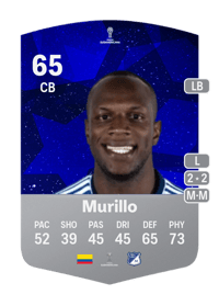 Andrés Murillo CONMEBOL Sudamericana 65 OVR