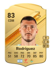 Guido Rodríguez Rare 83 OVR