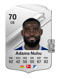 Kasim Adams Nuhu Rare 70 OVR