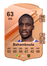 Dylan Bahamboula Rare 63 OVR