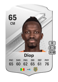 Amidou Diop Rare 65 OVR