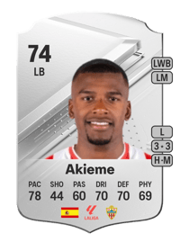 Akieme Rare 74 OVR