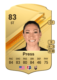 Christen Press Rare 83 OVR