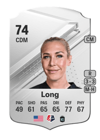 Allie Long Rare 74 OVR