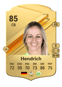 Kathrin Hendrich Rare 85 OVR