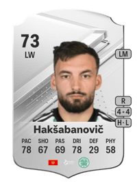 Sead Hakšabanovič Rare 73 OVR