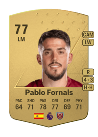 Pablo Fornals Common 77 OVR