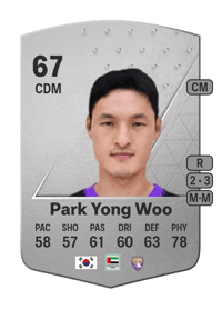 Park Yong Woo Common 67 OVR