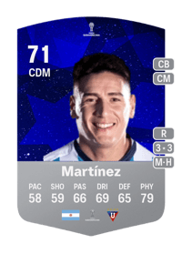 Mauricio Martínez CONMEBOL Sudamericana 71 OVR