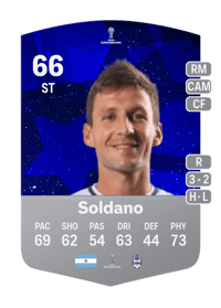 Franco Soldano CONMEBOL Sudamericana 66 OVR