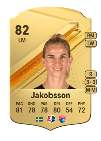 Sofia Jakobsson Rare 82 OVR