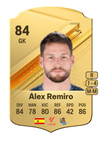 Álex Remiro Rare 84 OVR