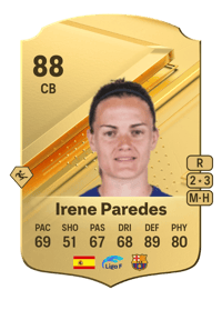 Irene Paredes Rare 88 OVR