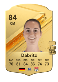 Sara Dabritz Rare 84 OVR
