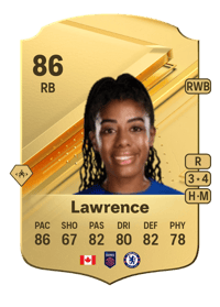 Ashley Lawrence Rare 86 OVR