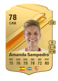 Amanda Sampedro Rare 78 OVR