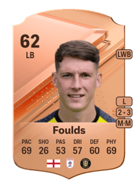 Matty Foulds Rare 62 OVR
