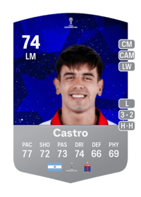 Alexis Castro CONMEBOL Sudamericana 74 OVR