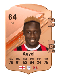 Dan Agyei Rare 64 OVR