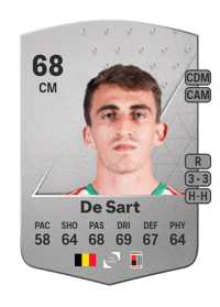 Alexis De Sart Common 68 OVR