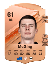 Jake McGing Rare 61 OVR