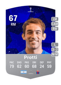 Ijiel Protti CONMEBOL Sudamericana 67 OVR