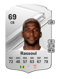 Joher Khadim Rassoul Rare 69 OVR