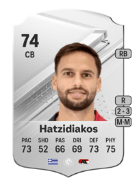 Pantelis Hatzidiakos Rare 74 OVR