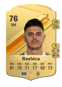 Milot Rashica Rare 76 OVR