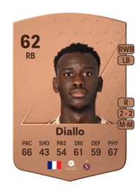 Moussa Diallo Common 62 OVR