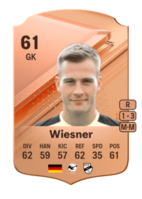 Tim Wiesner Rare 61 OVR