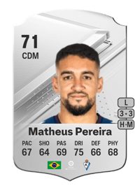 Matheus Pereira Rare 71 OVR