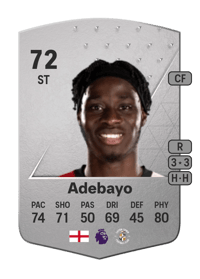 Elijah Adebayo Common 72 OVR
