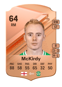 Harry McKirdy Rare 64 OVR