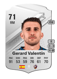 Gerard Valentín Rare 71 OVR