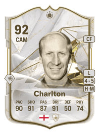 Bobby Charlton Icon 92 OVR