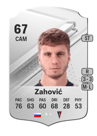 Luka Zahović Rare 67 OVR