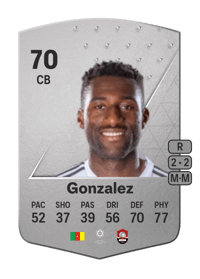 Oumar Gonzalez Common 70 OVR