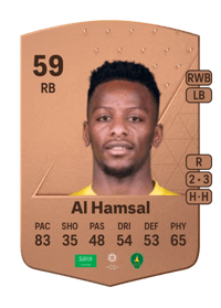 Saeed Al Hamsal Common 59 OVR