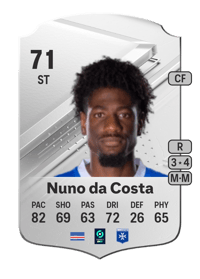 Nuno da Costa Rare 71 OVR