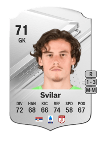 Mile Svilar Rare 71 OVR